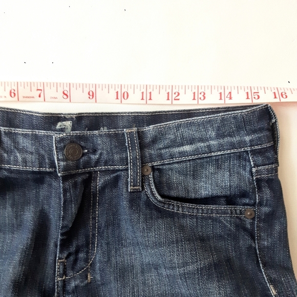 7 For All Mankind Flare Fit Jeans Midrise Sz 29 Like New - Picture 10 of 14